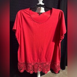 Lane Bryant size 22/24, 96% polyester, 4% spandex. Pet and smoke free home.